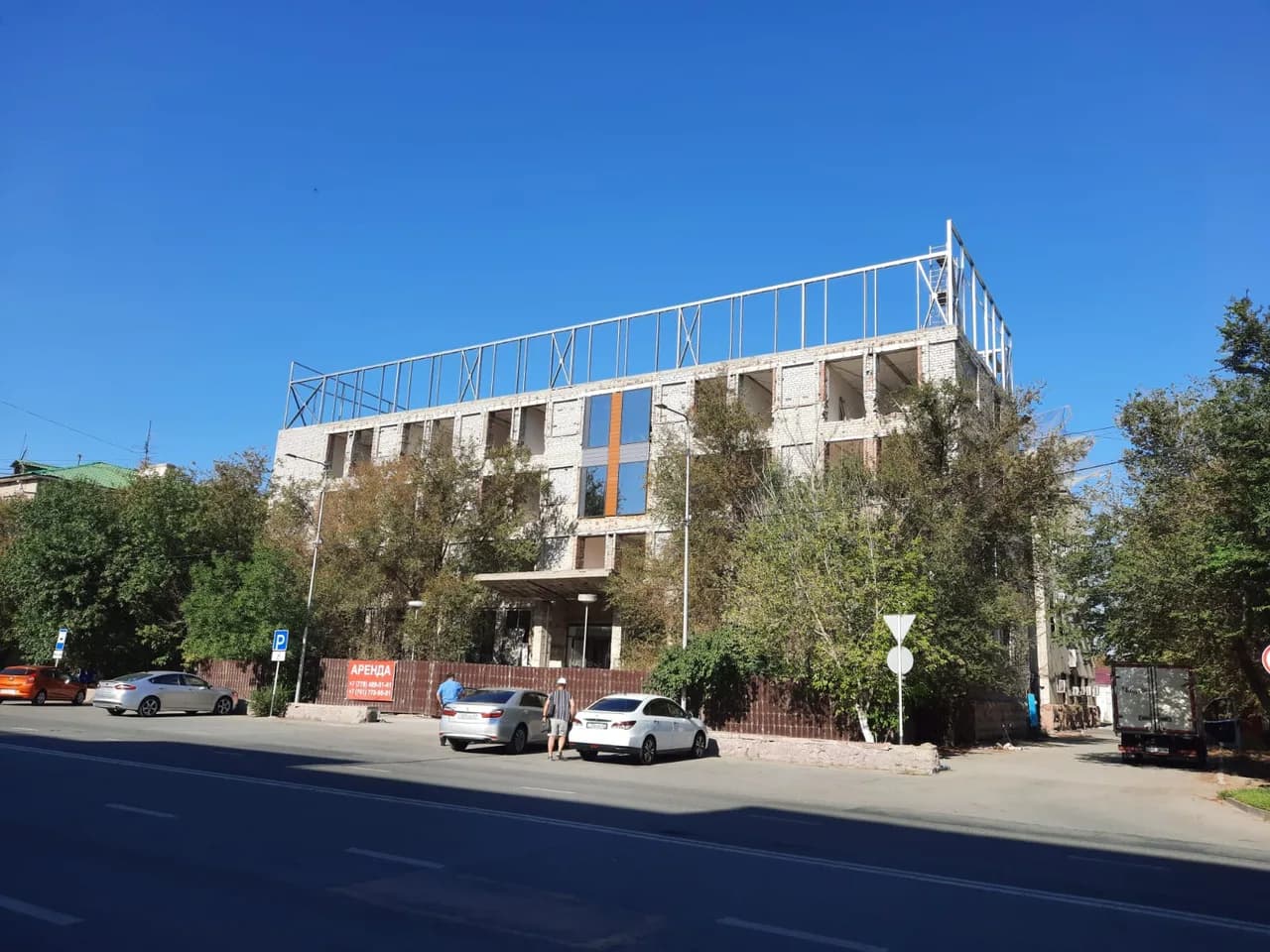 Каркас пятого этажа с проспекта
